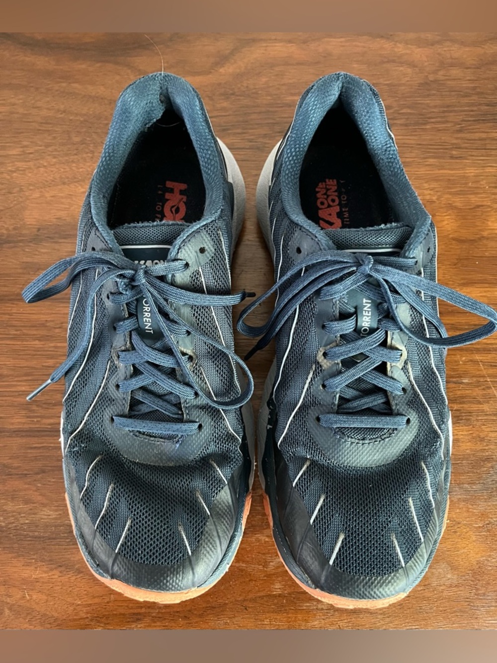 Hoka One One Women's Dark Blue Torrent Running Shoes